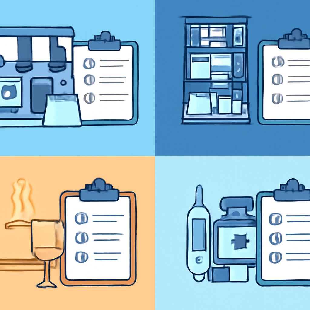 Industries that rely heavily on stocktaking (retail, warehousing, hospitality, healthcare)