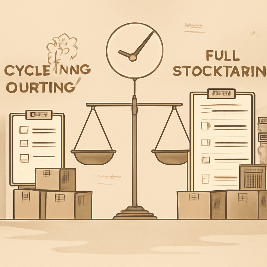Cycle Counting vs Full Stocktakes: When Each Makes Sense