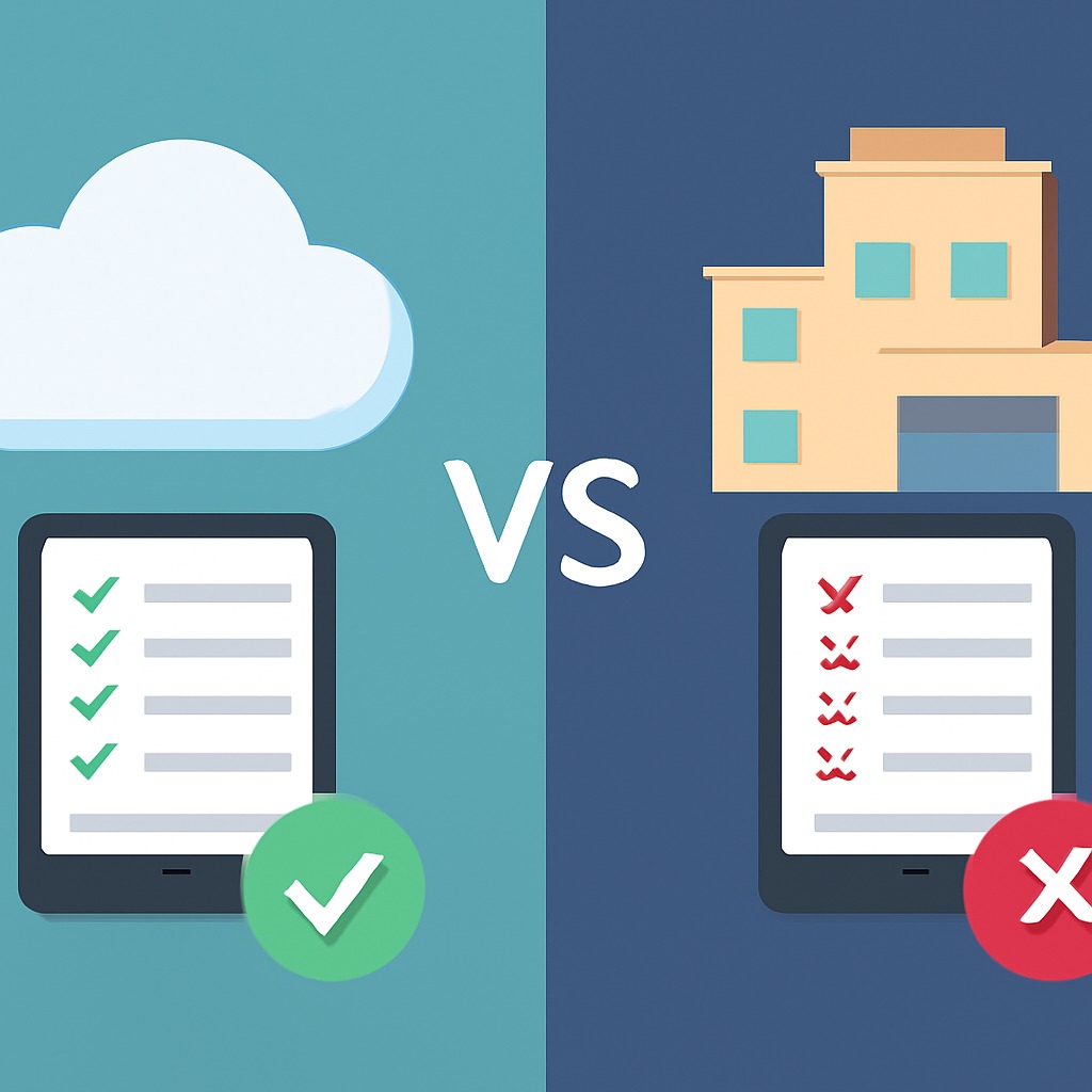 Cloud vs On-Premises Stocktake Software: Pros & Cons
